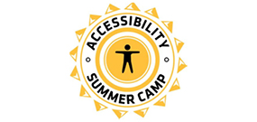 Accessibility summer camp logo