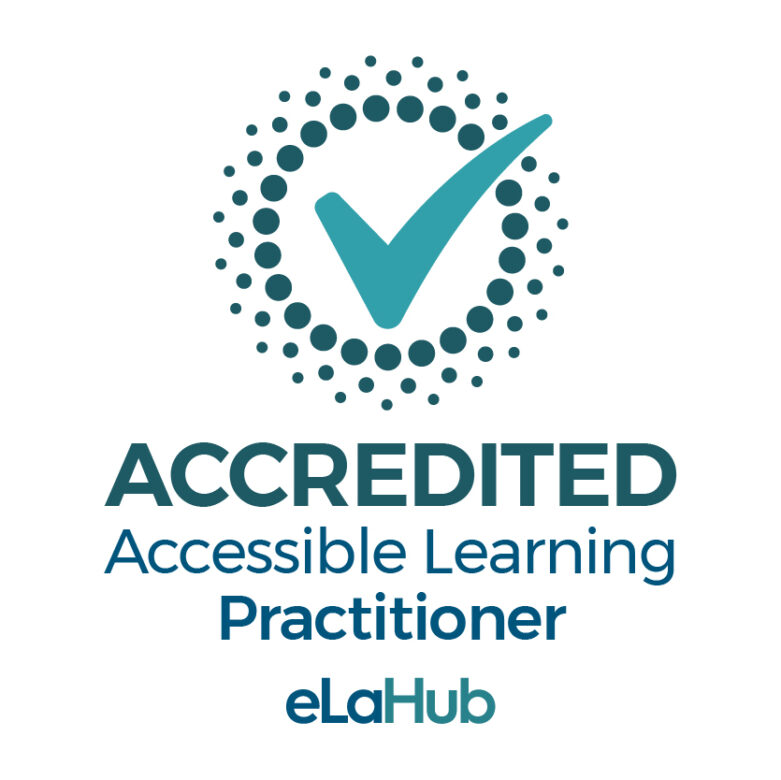 eLaHub eLearning accessibility programme - Accredited accessible learning practitioner digital credential